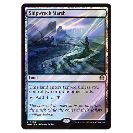 Shipwreck Marsh 284 card from the Magic The Gathering set Innistrad Remastered