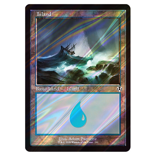 Island 291 card from the Magic The Gathering set Innistrad Remastered