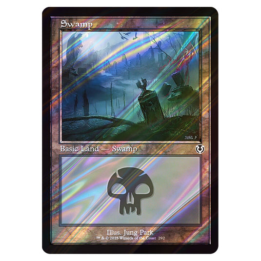 Swamp 292 card from the Magic The Gathering set Innistrad Remastered