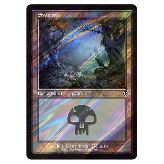 Swamp 293 card from the Magic The Gathering set Innistrad Remastered