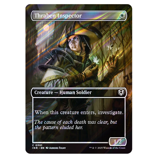 Thraben Inspector 301 card from the Magic The Gathering set Innistrad Remastered