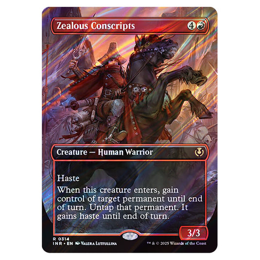 Zealous Conscripts 314 card from the Magic The Gathering set Innistrad Remastered