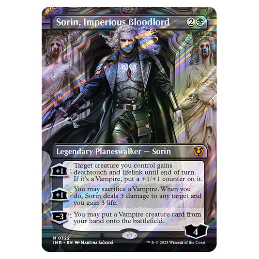 Sorin, Imperious Bloodlord 322 card from the Magic The Gathering set Innistrad Remastered