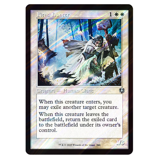 Fiend Hunter 340 card from the Magic The Gathering set Innistrad Remastered