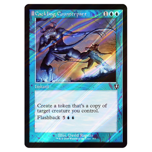Cackling Counterpart 353 card from the Magic The Gathering set Innistrad Remastered
