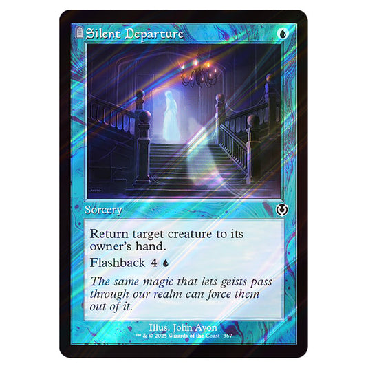 Silent Departure 367 card from the Magic The Gathering set Innistrad Remastered