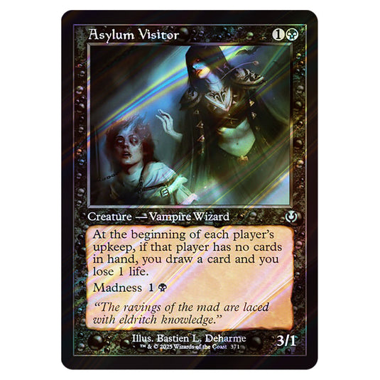 Asylum Visitor 371 card from the Magic The Gathering set Innistrad Remastered