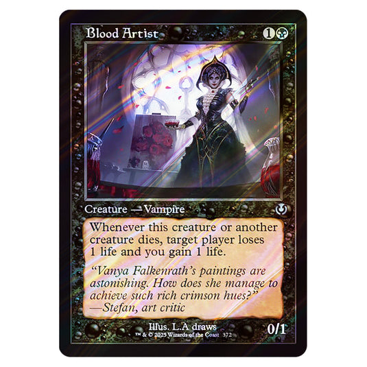 Blood Artist 372 card from the Magic The Gathering set Innistrad Remastered