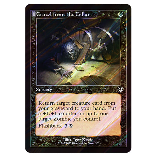 Crawl from the Cellar 376 card from the Magic The Gathering set Innistrad Remastered