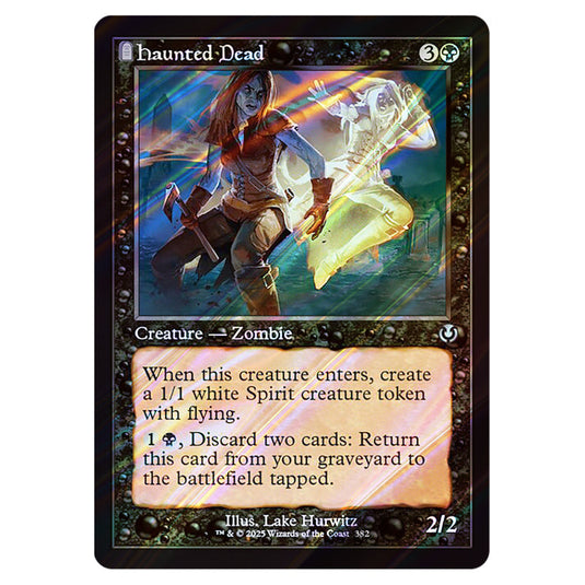 Haunted Dead 382 card from the Magic The Gathering set Innistrad Remastered