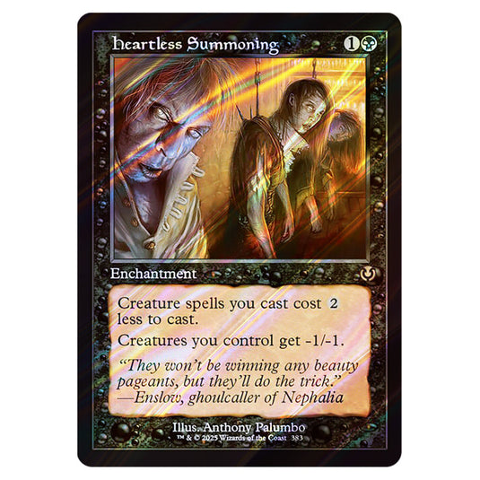 Heartless Summoning 383 card from the Magic The Gathering set Innistrad Remastered