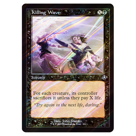 Killing Wave 386 card from the Magic The Gathering set Innistrad Remastered