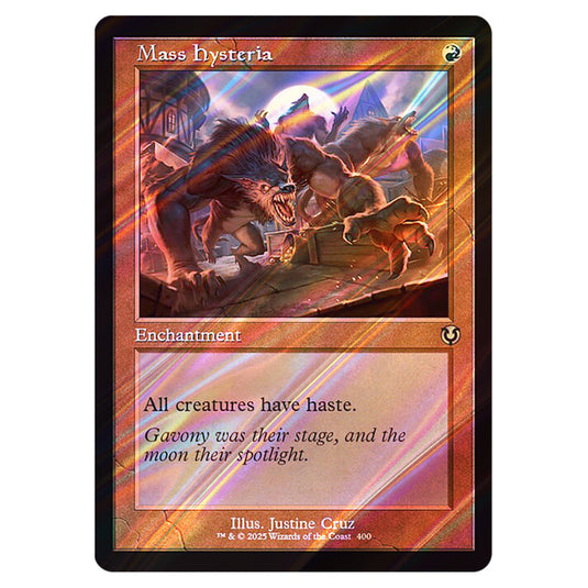 Mass Hysteria 400 card from the Magic The Gathering set Innistrad Remastered