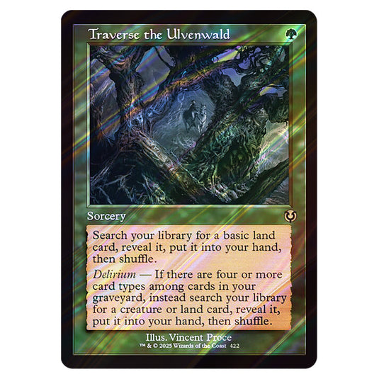Traverse the Ulvenwald 422 card from the Magic The Gathering set Innistrad Remastered