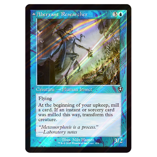 Aberrant Researcher // Perfected Form 454 card from the Magic The Gathering set Innistrad Remastered