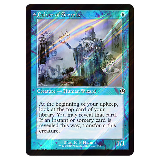 Delver of Secrets // Insectile Aberration 457 card from the Magic The Gathering set Innistrad Remastered