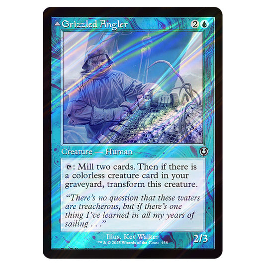 Grizzled Angler // Grisly Anglerfish 458 card from the Magic The Gathering set Innistrad Remastered