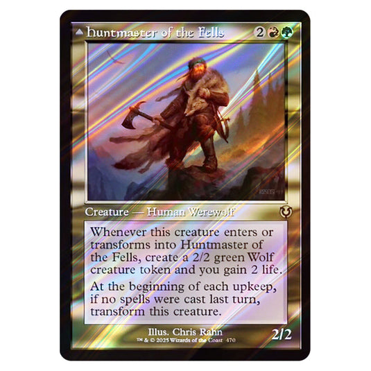 Huntmaster of the Fells // Ravager of the Fells 470 card from the Magic The Gathering set Innistrad Remastered