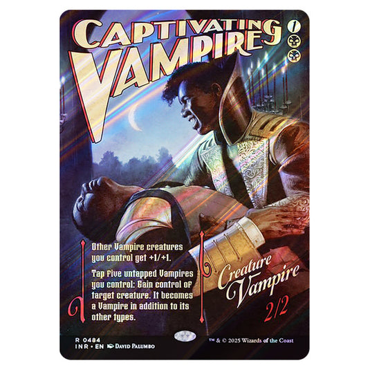 Captivating Vampire 484 card from the Magic The Gathering set Innistrad Remastered