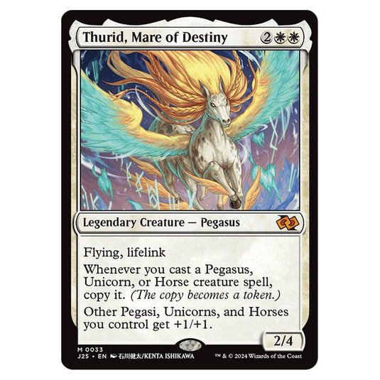 Thurid, Mare of Destiny 0033 card from the Magic The Gathering set Foundations Jumpstart