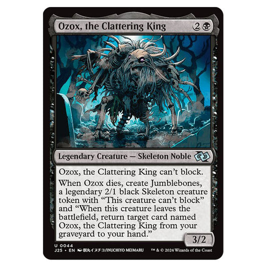 Ozox, the Clattering King 0044 card from the Magic The Gathering set Foundations Jumpstart