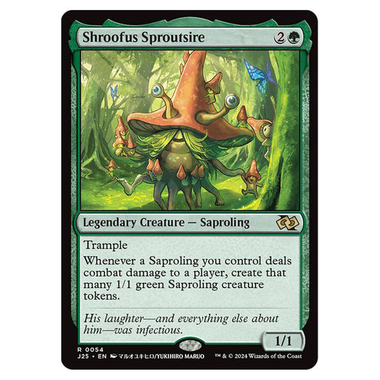 Shroofus Sproutsire 0054 card from the Magic The Gathering set Foundations Jumpstart
