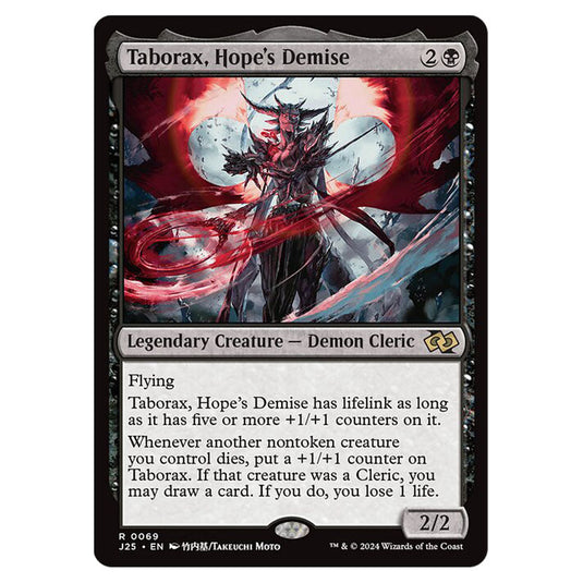 Taborax, Hope's Demise 0069 card from the Magic The Gathering set Foundations Jumpstart