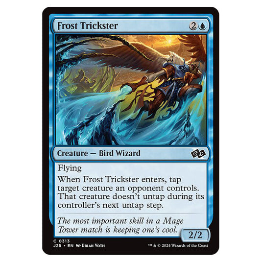 Frost Trickster 0313 card from the Magic The Gathering set Foundations Jumpstart
