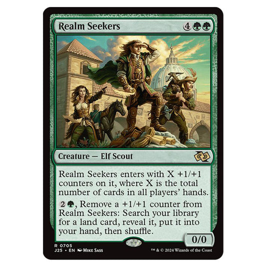 Realm Seekers 0705 card from the Magic The Gathering set Foundations Jumpstart