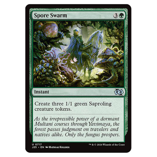 Spore Swarm 0717 card from the Magic The Gathering set Foundations Jumpstart