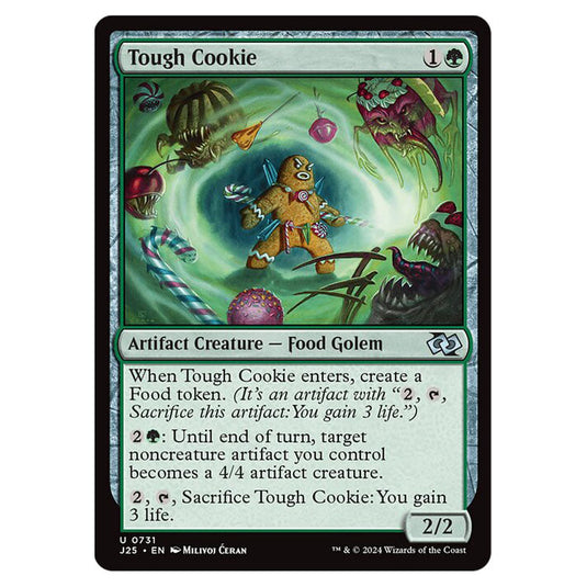 Tough Cookie 0731 card from the Magic The Gathering set Foundations Jumpstart