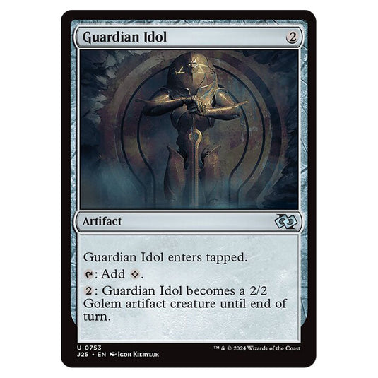 Guardian Idol 0753 card from the Magic The Gathering set Foundations Jumpstart