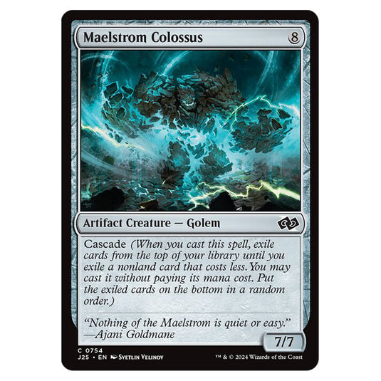 Maelstrom Colossus 0754 card from the Magic The Gathering set Foundations Jumpstart