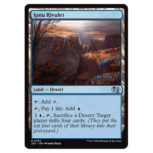 Ipnu Rivulet 0767 card from the Magic The Gathering set Foundations Jumpstart