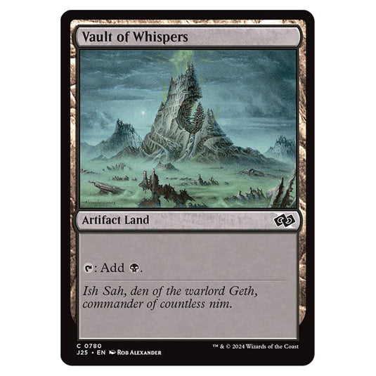 Vault of Whispers 0780 card from the Magic The Gathering set Foundations Jumpstart