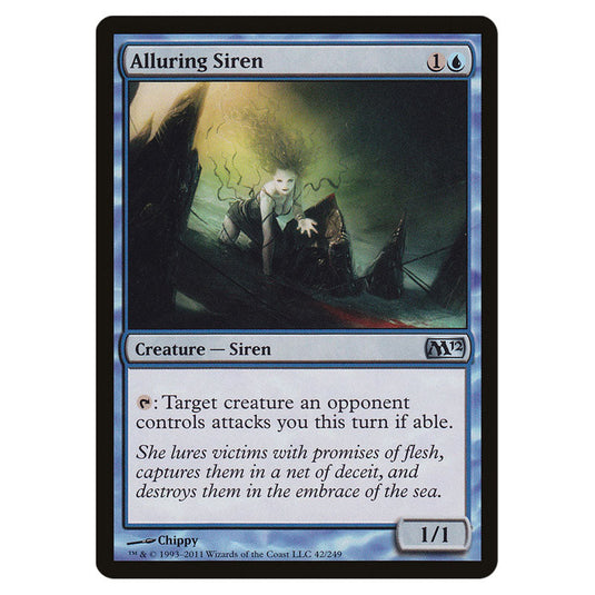 Alluring Siren 0042 card from the Magic The Gathering set Magic 2012