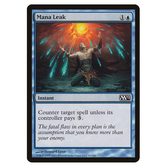 Mana Leak 0063 card from the Magic The Gathering set Magic 2012