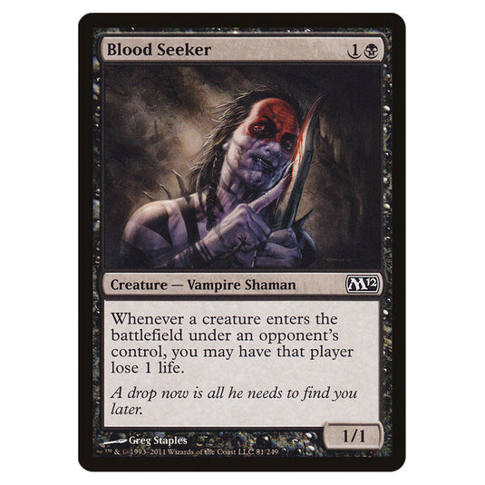 Blood Seeker 0081 card from the Magic The Gathering set Magic 2012