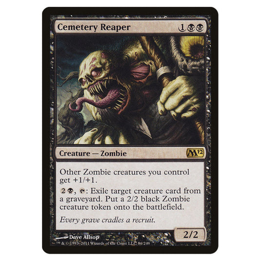 Cemetery Reaper 0086 card from the Magic The Gathering set Magic 2012