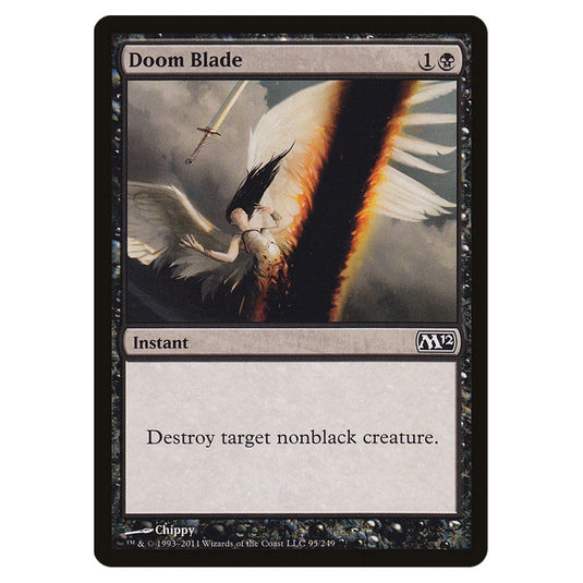Doom Blade 0095 card from the Magic The Gathering set Magic 2012