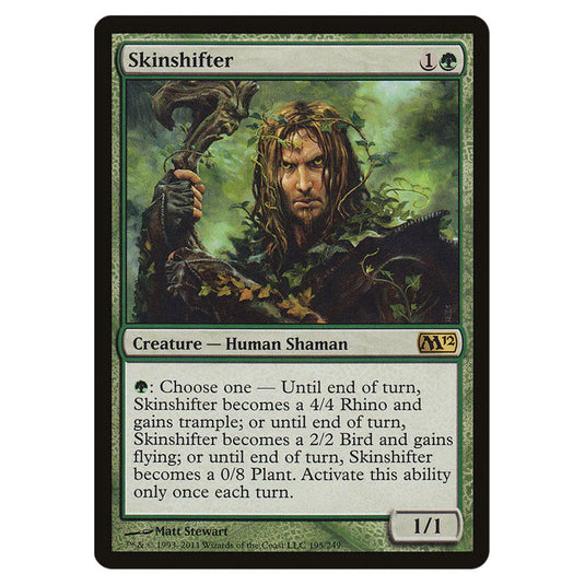 Skinshifter 0195 card from the Magic The Gathering set Magic 2012