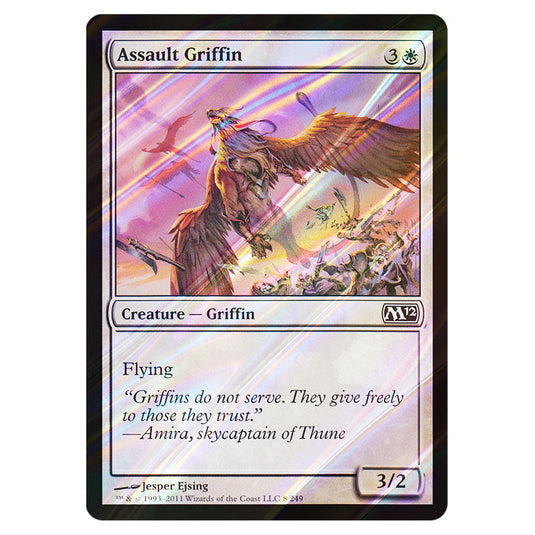 Assault Griffin 0008 card from the Magic The Gathering set Magic 2012