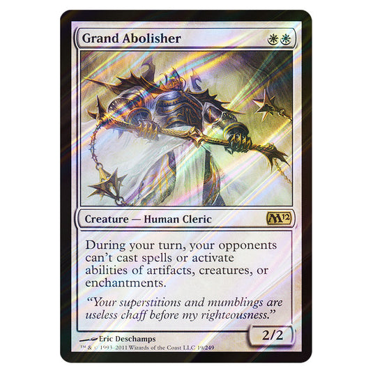 Grand Abolisher 0019 card from the Magic The Gathering set Magic 2012