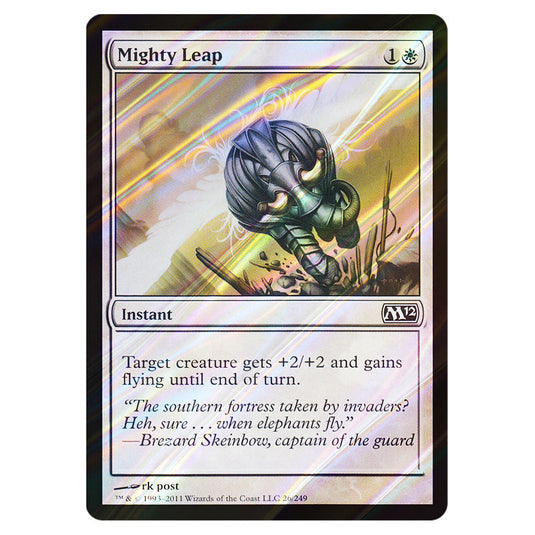 Mighty Leap 0026 card from the Magic The Gathering set Magic 2012