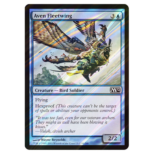 Aven Fleetwing 0044 card from the Magic The Gathering set Magic 2012