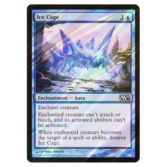 Ice Cage 0057 card from the Magic The Gathering set Magic 2012