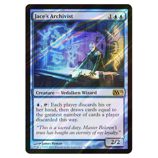 Jace's Archivist 0059 card from the Magic The Gathering set Magic 2012