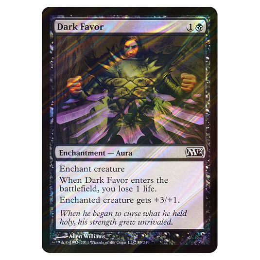 Dark Favor 0089 card from the Magic The Gathering set Magic 2012