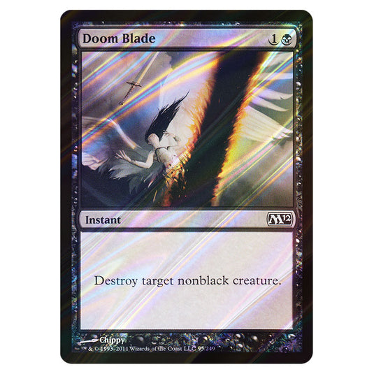 Doom Blade 0095 card from the Magic The Gathering set Magic 2012