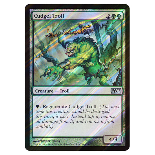 Cudgel Troll 0169 card from the Magic The Gathering set Magic 2012